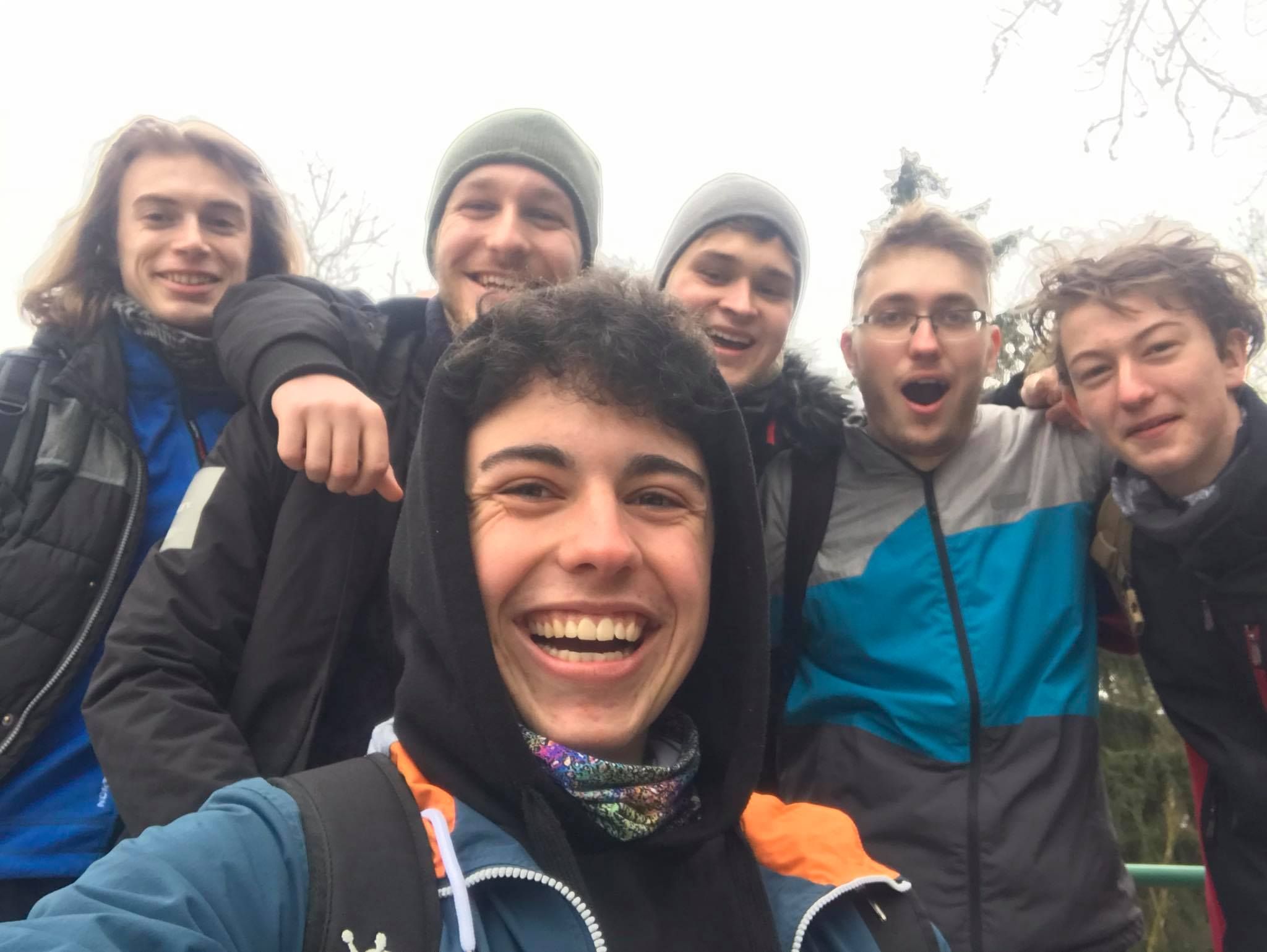 Selfie ze zříceniny hradu Pařez